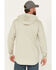 Image #4 - Hawx Men's FR Logo Hooded Long Sleeve Shirt, Taupe, hi-res