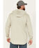 Image #4 - Hawx Men's FR Logo Hooded Long Sleeve Shirt , Taupe, hi-res