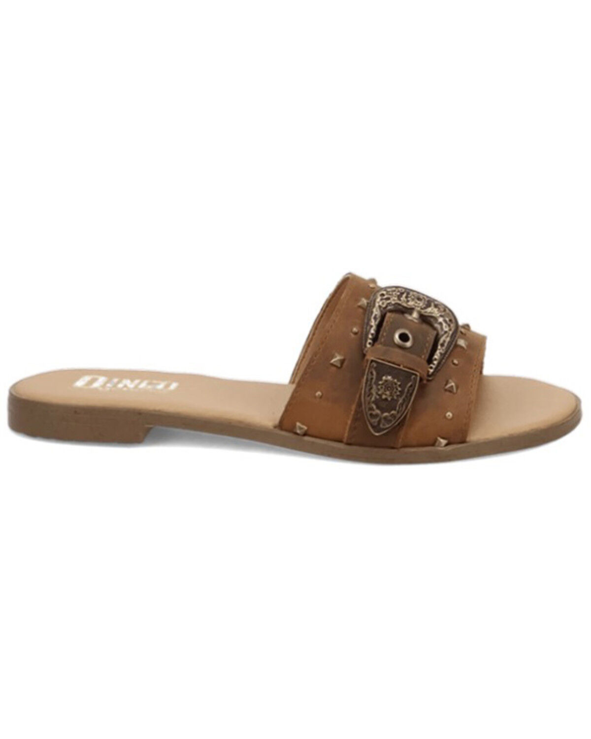 Image #2 - Dingo Women's Lariat Sandals, Brown, hi-res