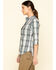 Image #3 - Carhartt Women's Twilight Relaxed 3/4 Sleeve Plaid Shirt, , hi-res