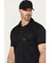 Image #2 - Ariat Men's Rebar Foreman Short Sleeve Polo Shirt, Black, hi-res