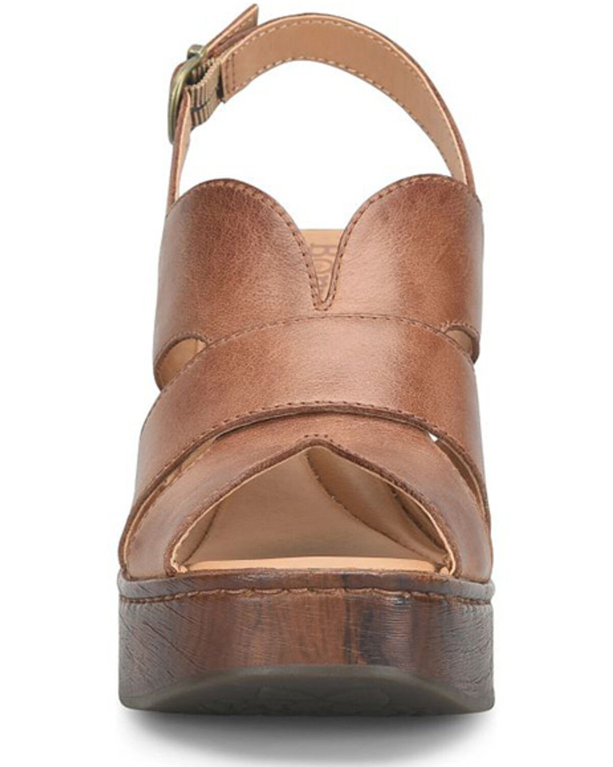 Image #4 - Born Women's Nassu Platform Sandals, Brown, hi-res
