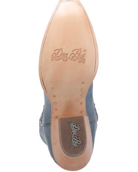 Image #7 - Dan Post Women's Donnah Western Boots - Snip Toe , Blue, hi-res
