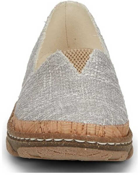 Image #4 - Tony Lama Women's Renata Slip-On Casual Shoes, Grey, hi-res