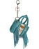 Image #1 - Wrangler Cowhide Mini Handbag Charm, Turquoise, hi-res