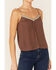 Image #2 - Patrons of Peace Women's Tawny Tile Print Neck Line Cami, Rust Copper, hi-res
