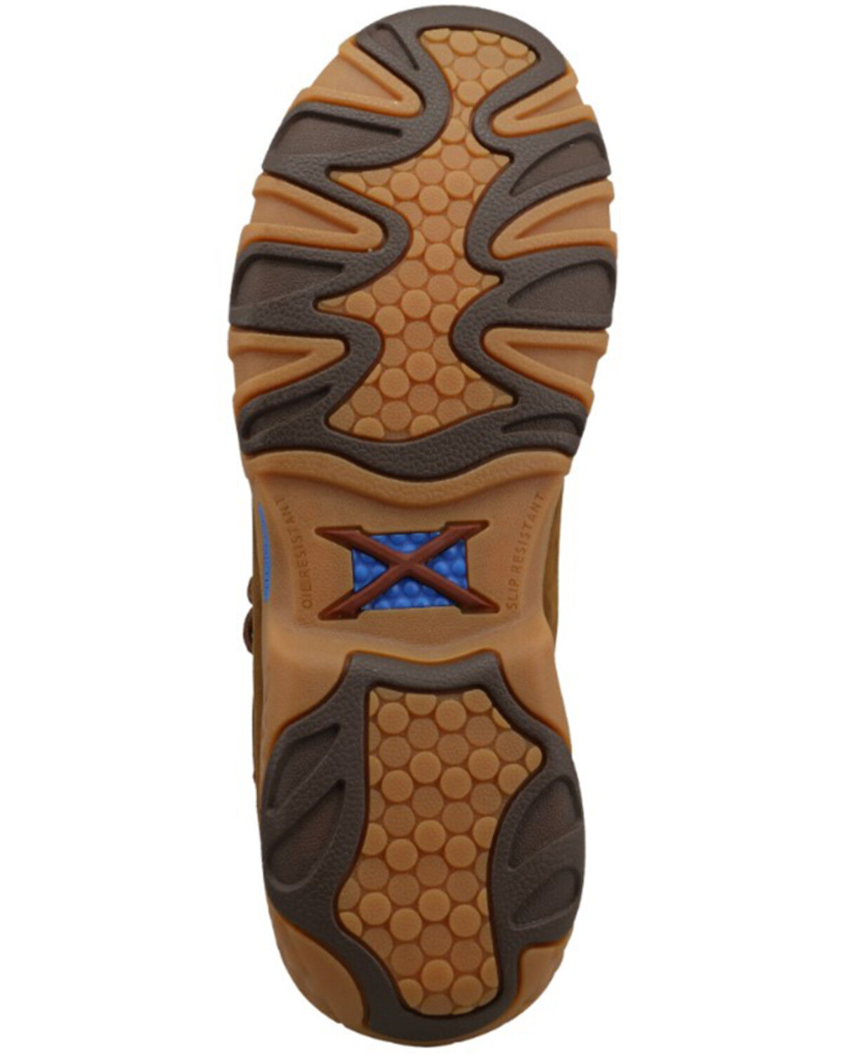 Image #7 - Twisted X Men's Work Chukka Driving Mocs - Nano Composite Toe, Distressed Brown, hi-res