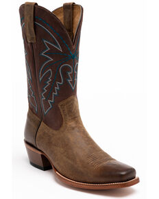 Cody James Men's Potrero Western Boots - Square Toe, Brown, hi-res