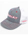 Image #1 - Ariat Men's Logo Ball Cap, Grey, hi-res