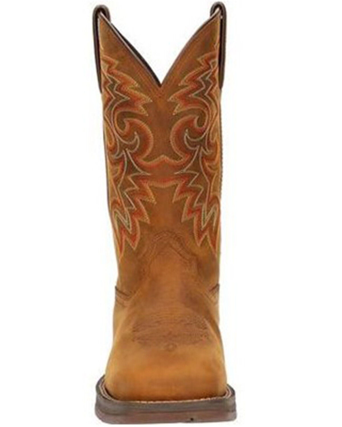 Image #4 - Durango Men's Rebel Waterproof Performance Western Boots - Broad Square Toe, Brown, hi-res