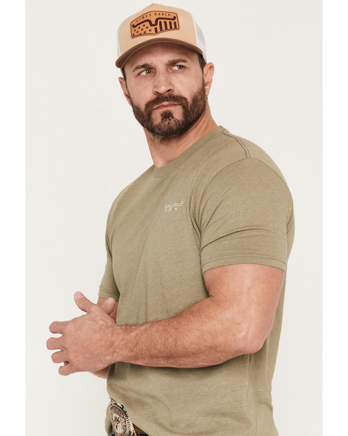 Image #3 - Kimes Ranch Men's Bullseye Short Sleeve Graphic T-Shirt, Olive, hi-res