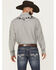 Image #4 - Roper Men's Desert Embroidered Long Sleeve Snap Stretch Western Shirt, Grey, hi-res
