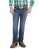Wrangler Girls' Stormy Everyday Bootcut Jeans, Blue, hi-res