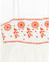 Image #2 - Yura Girls' Maxi Embroidered Western Dress, White, hi-res