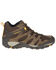 Merrell Men's Alverstone Waterproof Hiking Boots - Soft Toe, Dark Brown, hi-res
