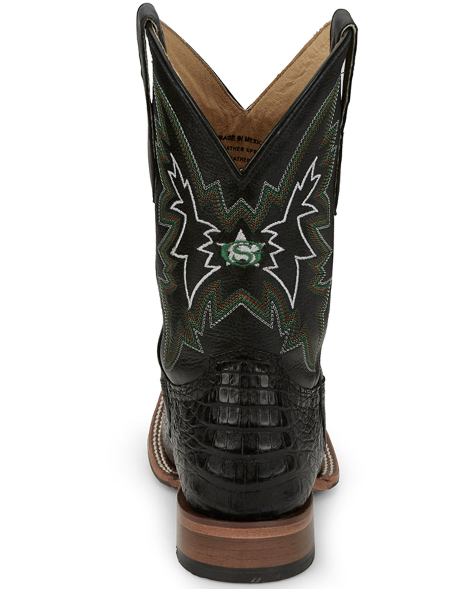 Justin boots caiman clearance