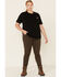 Image #2 - Carhartt Women's Chest Pocket Sleeve Work T-Shirt - Plus, Black, hi-res