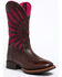 Image #1 - Shyanne Women's Xero Gravity Mesh Panel Western Boots - Square Toe, Brown/pink, hi-res