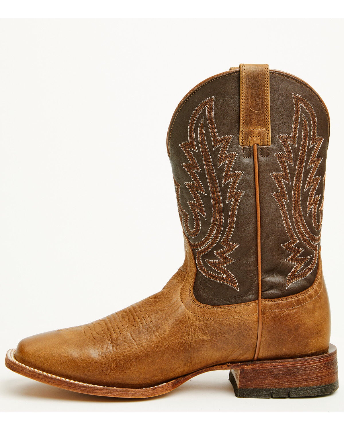 Image #3 - Ariat Men's Country Roads Western Boots - Broad Square Toe, Tan, hi-res