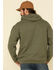 Stetson Men's Green Eagle In Shield Graphic Hooded Sweatshirt , Grey, hi-res
