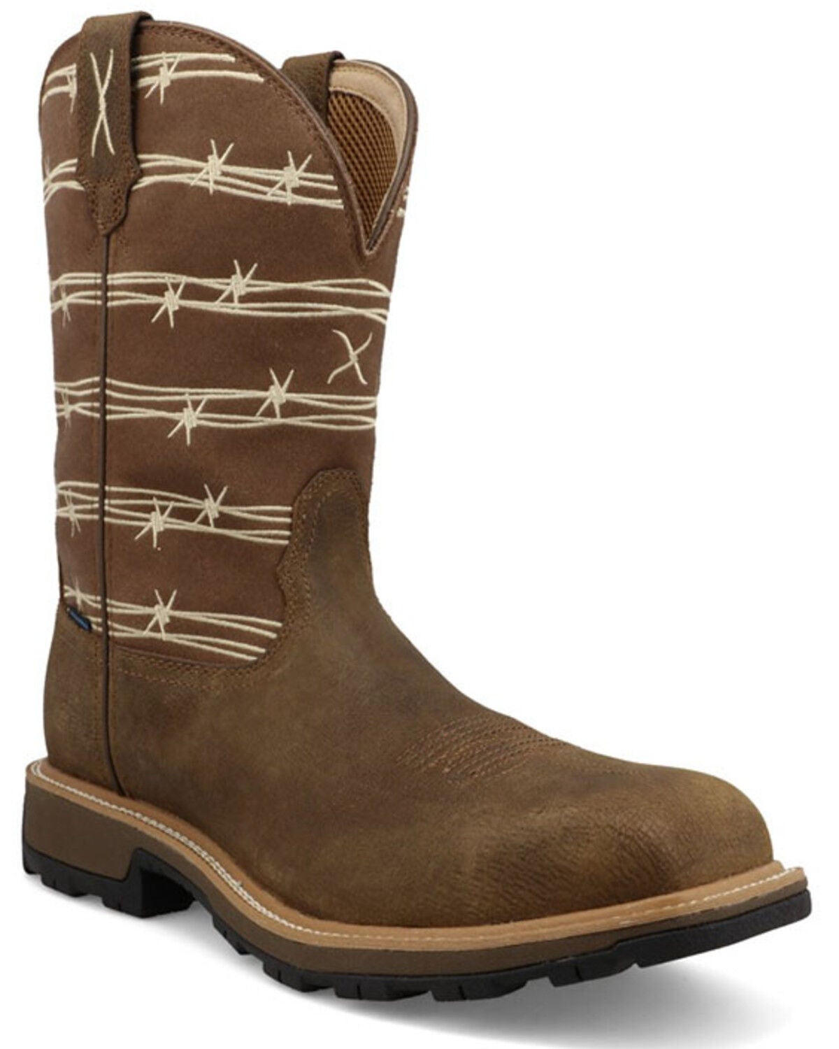 Twisted X Men's 11" UltraLite X&trade; Work Boots - Composite Toe, Brown, hi-res