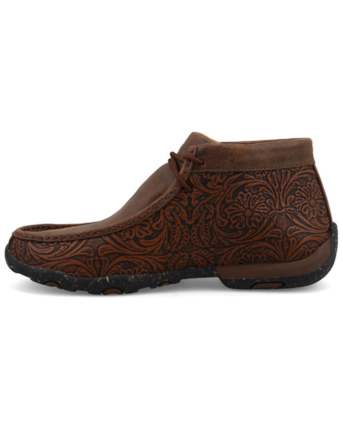Image #3 - Twisted X Women's Chukka Driving Mocs, Brown, hi-res