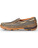 Twisted X Men's ECO TWX Slip-On Driving Moccasins - Moc Toe, Brown, hi-res