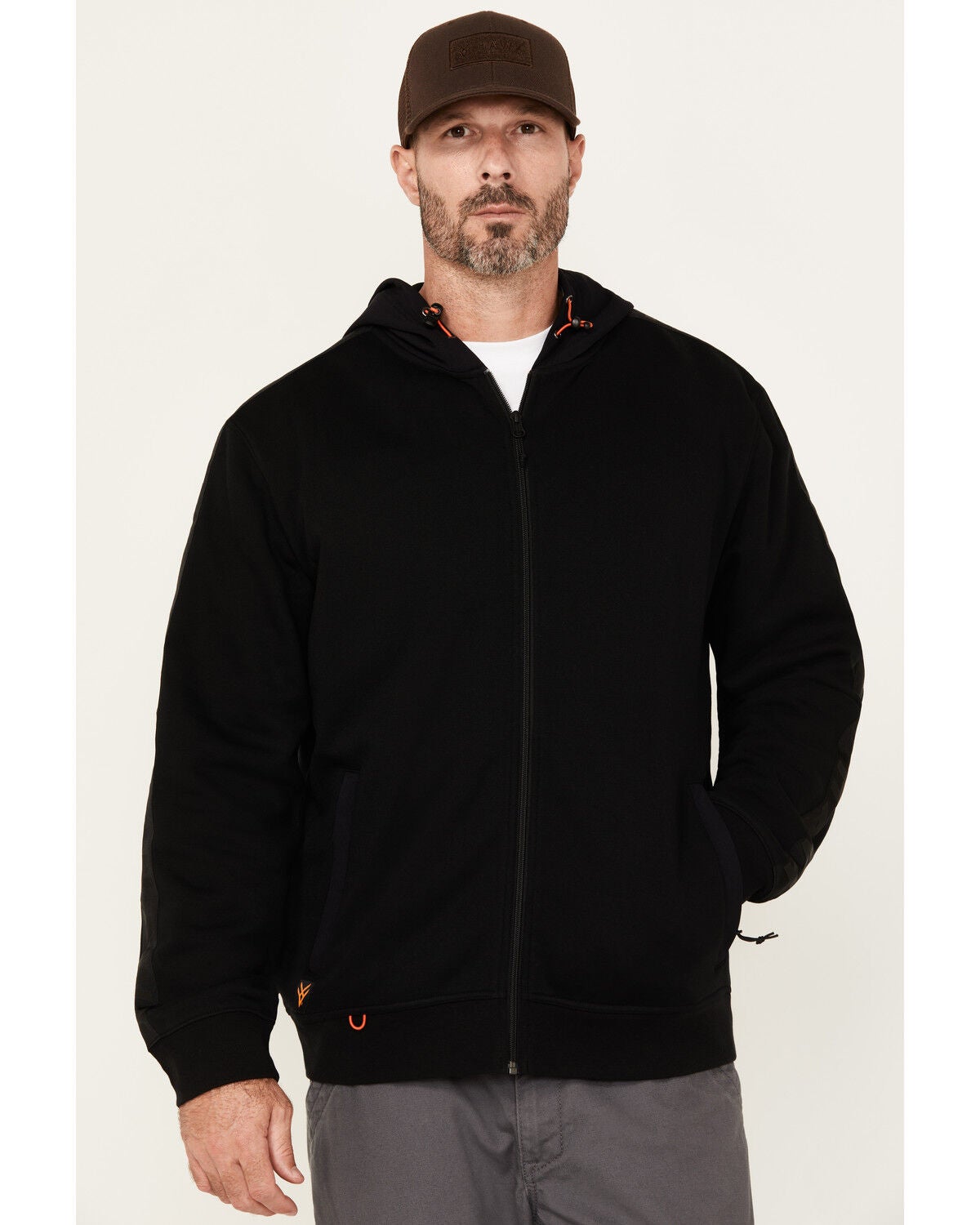Hawx Men's Belmont Solid Hooded Jacket, Black, hi-res
