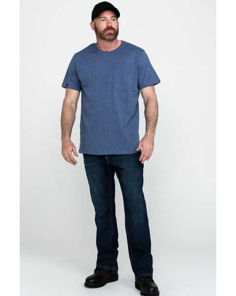 Image #6 - Hawx Men's Pocket Crew Short Sleeve Work T-Shirt - Tall , , hi-res
