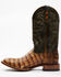 Image #3 - Cody James Men's Brown Exotic Caiman Tail Skin Western Boots - Broad Square Toe, , hi-res