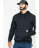 Carhartt Men's Loose Fit Midweight Logo Sleeve Graphic Hooded Sweatshirt, Black, hi-res