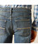 Image #5 - Ariat Boys' B4 Relaxed Bootcut Stretch Denim Jeans, Blue, hi-res