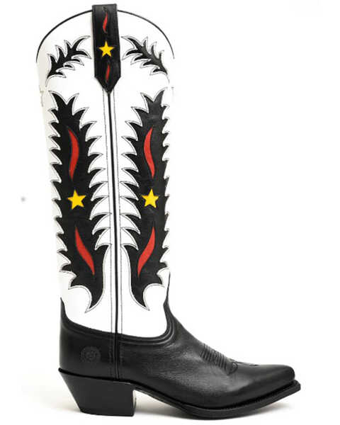 Ranch Road Boots Women's Scarlett Feather Western Boots - Snip Toe, Black, hi-res