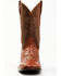 Image #4 - Cody James Men's Brandy Genuine Ostrich Exotic Western Boots - Broad Square Toe, , hi-res
