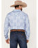 Image #4 - Rock & Roll Denim Men's Southwestern Print Knit Long Sleeve Button Down Shirt, Blue, hi-res
