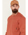 Image #2 - Hawx Men's Forge Long Sleeve Work T-Shirt, Medium Red, hi-res