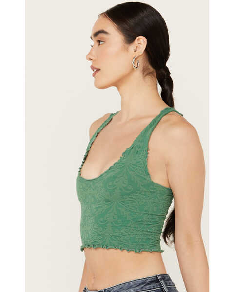 Image #2 - Free People Women's Here For You Cami, Green, hi-res