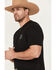 Image #2 - Hooey Men's Mountains Short Sleeve Graphic T-Shirt, Black, hi-res