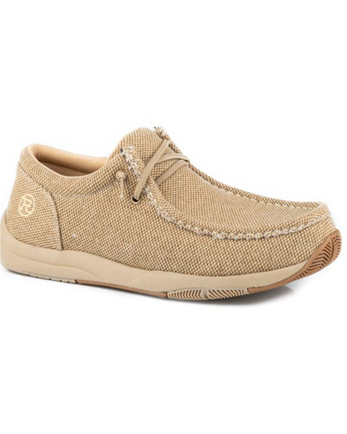 Image #1 - Roper Men's Clearcut Low Casual Shoes - Moc Toe, Tan, hi-res