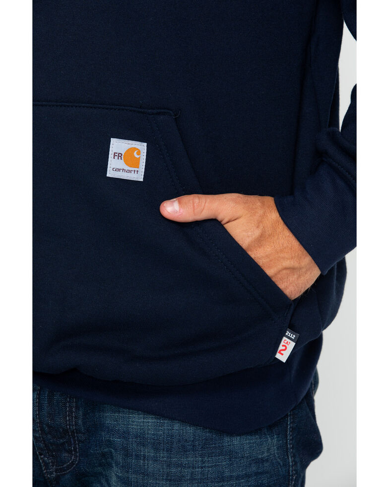 Carhartt Men's Hooded Pullover Solid Work Sweatshirt - Big & Tall , Navy, hi-res