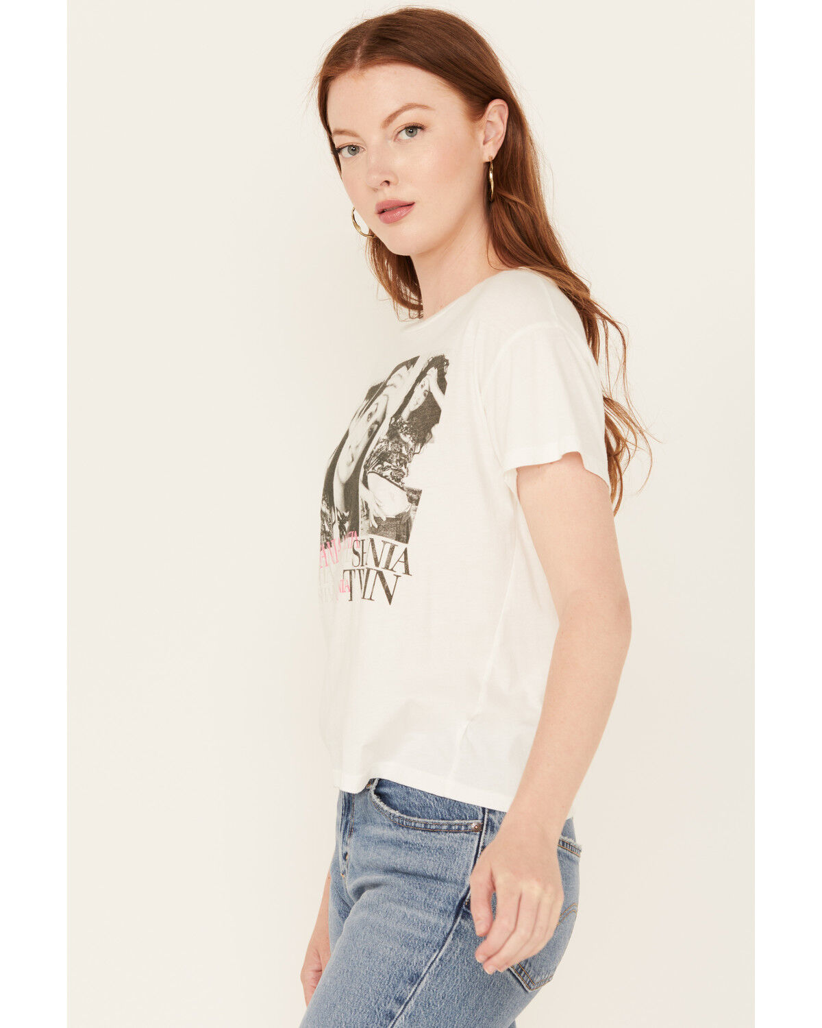 Image #2 - Day Dreamer Women's Shania Twain Short Sleeve Graphic Tee, White, hi-res
