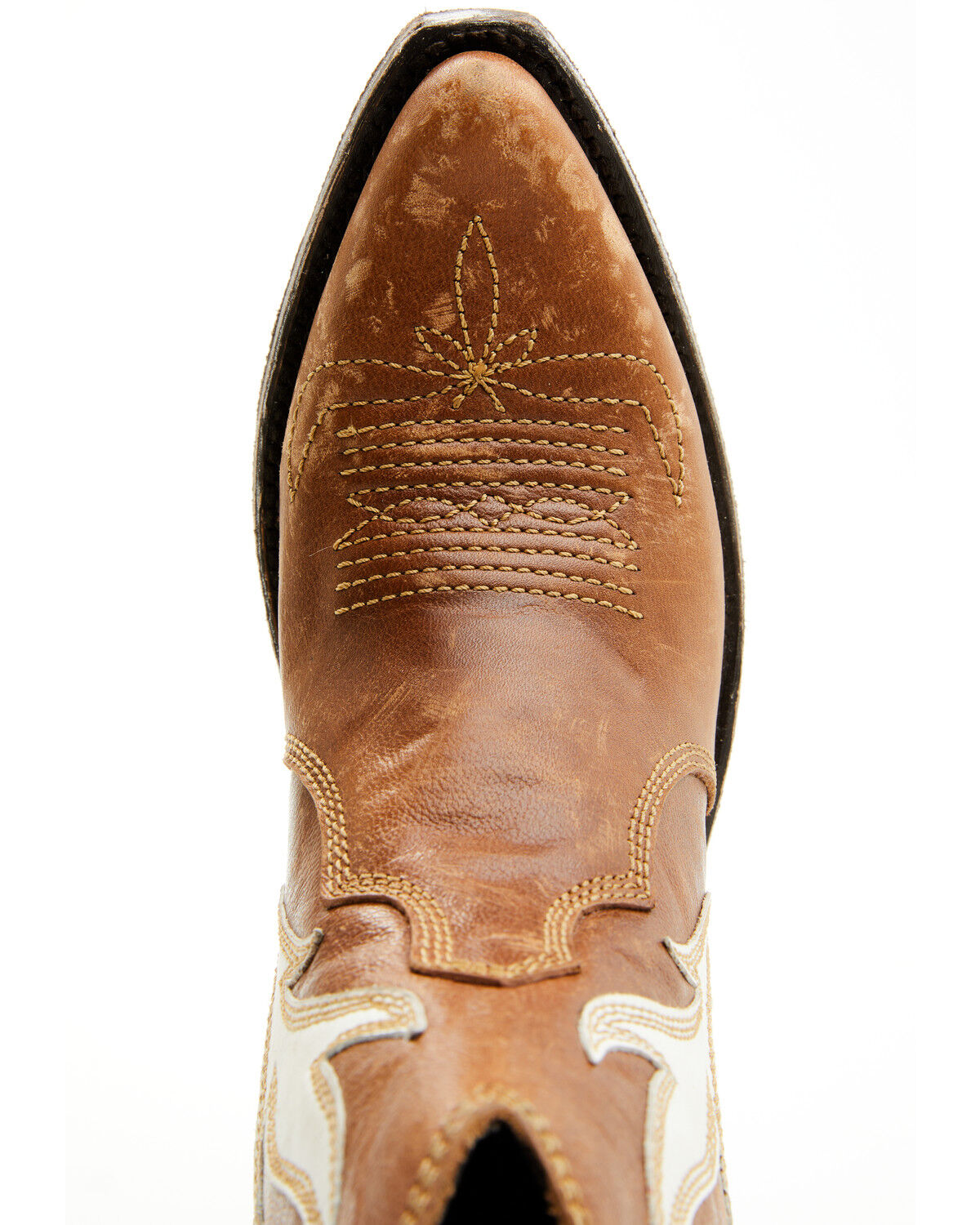 Image #6 - Liberty Black Women's Evan Flame Western Booties - Snip Toe, Tan, hi-res