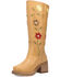Image #4 - Dingo Women's Floral Bloom Fashion Boots - Round Toe, Tan, hi-res