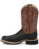 Image #3 - Justin Men's Drover Exotic Full Quill Ostrich Western Boots - Broad Square Toe, Black, hi-res