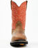 Image #4 - Cody James Men's Mustang Pull-On Waterproof Work Boots - Composite Toe, Orange, hi-res