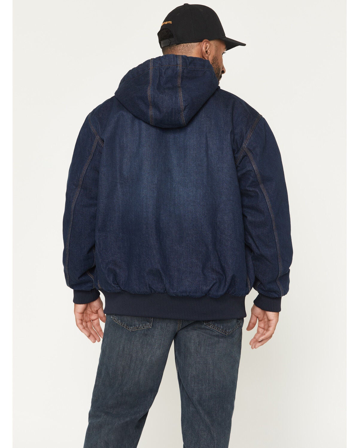 Carhartt Men's Loose Fit Denim Active Hooded Jacket - Country