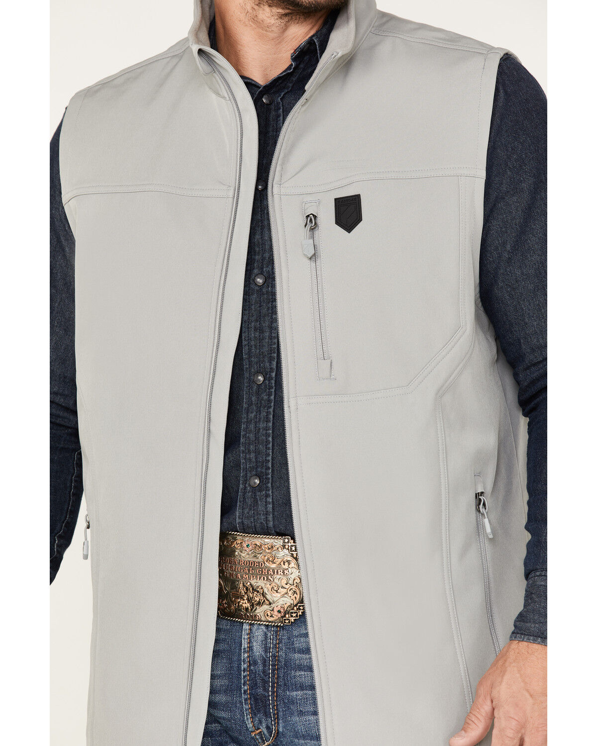 Image #3 - RANK 45® Men's Hadwick Softshell Vest, , hi-res