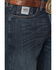 Image #2 - Cinch Men's Silver Label Dark Wash Mid Rise Slim Straight Performance Jeans, Dark Stone, hi-res