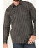 Image #3 - Moonshine Spirit&reg; Men's Concrete Cowboy Striped Print Long Sleeve Snap Western Shirt, Black, hi-res