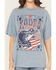 Image #3 - Rock & Roll Denim Women's Rodeo Guitar Short Sleeve Graphic Tee, Blue, hi-res